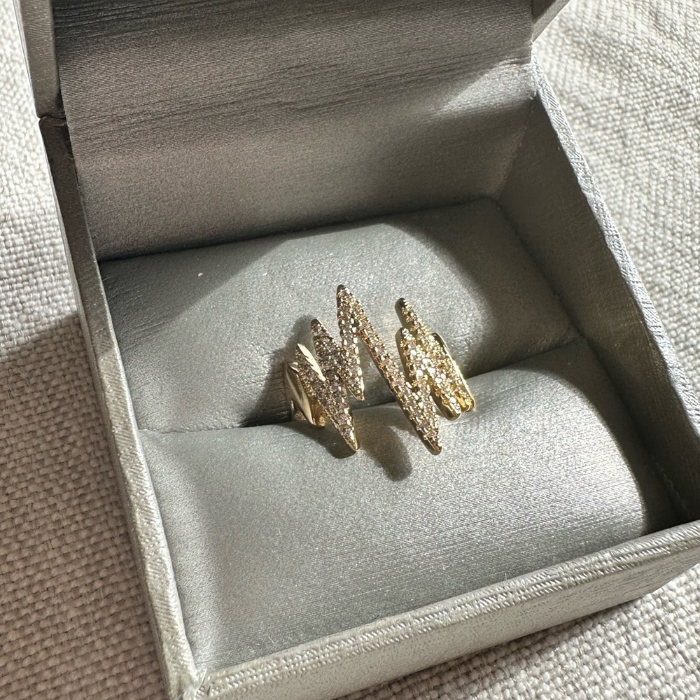 Heartbeat adjustable ring
